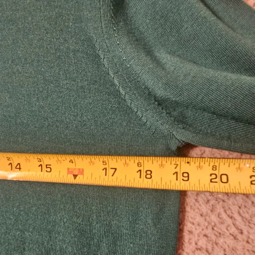 Reiss Wessex Teal 100% Wool Crew Neck Sweater Mens Medium NWT $160